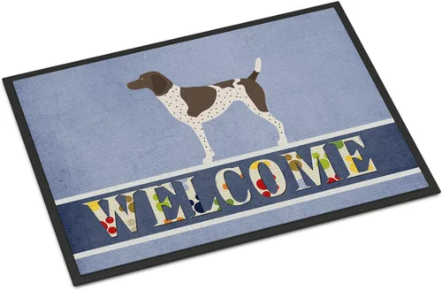 Miniatura 12 de Caroline's Treasures BB8321JMAT - Felpudo de bienvenida Berger Picard de 24 x 36 pulgadas, tapete azul para puerta delantera, para interiores