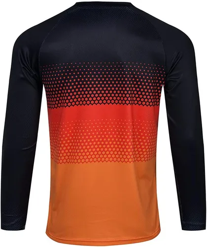 Miniatura 2 de PSPORT Men's Mountain Bike Jersey Long Sleeve Cycling Shirt Downhill Racewear Motocross T-Shirt MTB Jersey