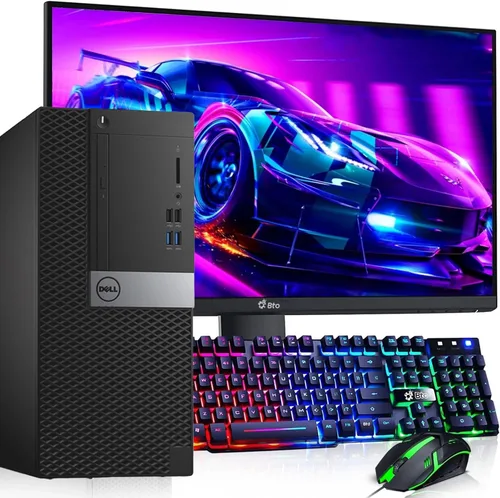 Dell Torre Gaming PC de sobremesa - Intel Core i5-6500 6ª generación - 16 GB DDR4 RAM - 256 GB SSD - 500 GB HDD - GeForce GT 1030 - Monitor de 22