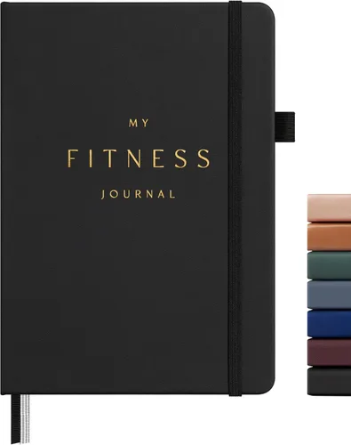 &And Per Se Diario de entrenamiento y alimentos – Diario de fitness con rastreador de dieta diario y libro de registro de ejercicios de gimnasio