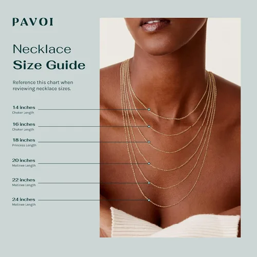 Miniatura 4 de PAVOI Collar de perlas de agua dulce chapado en oro de 14 quilates para mujer, Perla, Perla
