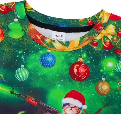 Miniatura 3 de BFUSTYLE Boy Girl Ugly Christmas Sweatshirt Kids Fleece Cool Xmas Pullover 4-16 Years