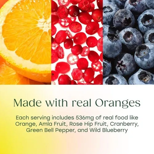 Miniatura 4 de MegaFood Complex C - Suplemento vegano de apoyo inmunológico de vitamina C, suplemento de vitamina C hecho con alimentos reales, incluyendo naranja