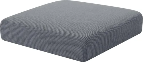 Miniatura 70 de Hokway Fundas de cojín elásticas para sofá Fundas de cojín para sofá Fundas de cojín de asiento de sofá Funda protectora de cojín(Chocolate, Mediano)