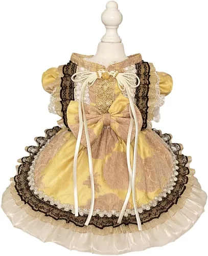 Miniatura 41 de Moda Vestido de Princesa de Chifón para Perro Dulce Cachorro para Perro EXTRAL Pequeño y Perro Pequeño Rosa M