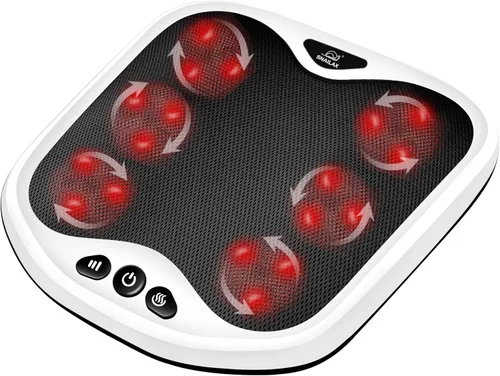 Miniatura 9 de Snailax Masajeador Shiatsu 2 en 1 para pies y espalda con calor, calentador de pies amasado, masaje eléctrico de pies, masajeadores para espalda