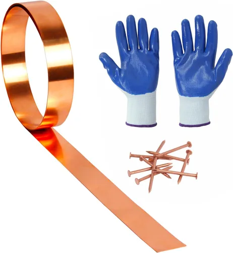 Miniatura 18 de Clavos de cobre – 110 uñas de techo de 1 pulgada – 99.95% clavos de cobre puro para techo, cobre intermitente, árbol, removedor de tocones, raíces