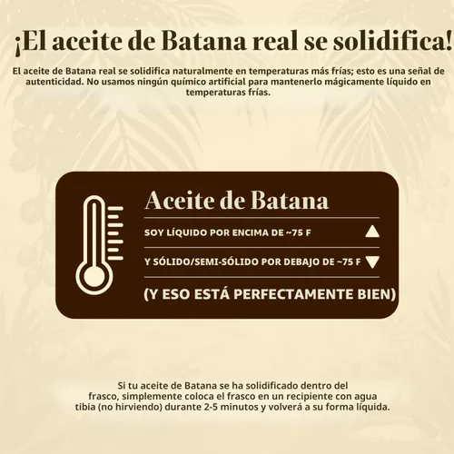 Miniatura 2 de Aceite de Batana para el Crecimiento del Cabello – Aceite de Batana 100% Puro y Orgánico de Honduras – Fortalece, Espesa y Restaura el Cabello