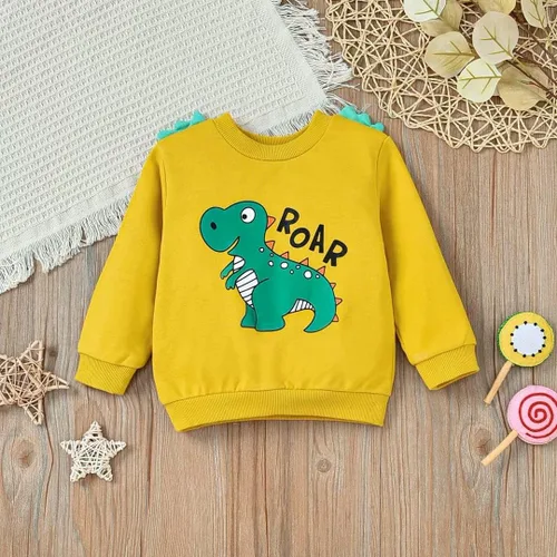 Miniatura 3 de Conjunto de 2 piezas de ropa para bebé niño pequeño para otoño e invierno