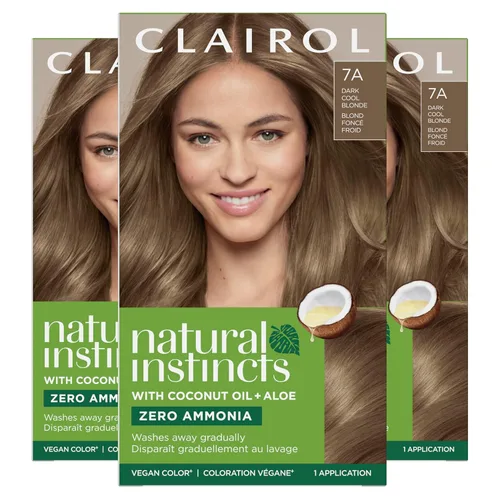Miniatura 36 de Clairol Natural Instincts - Tinte semipermanente para el cabello, color negro azul 2BB, paquete de 1 unidad 2BB Azul Negro