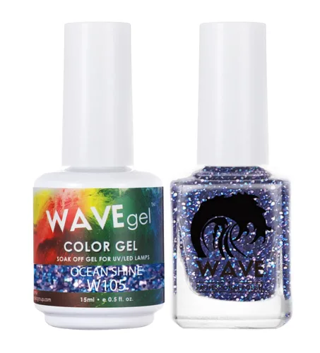 Miniatura 123 de WAVEGEL - Juego dúo de gel y esmalte de uñas a juego - Colección Simplicity - #P109 Blizzard I 0.5 onzas