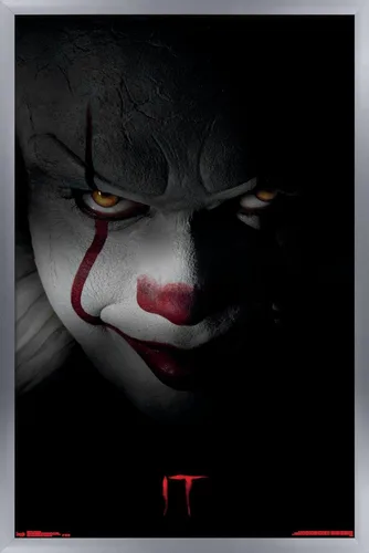 Miniatura 10 de Trends International IT-Pennywise - Póster de pared, 14.725 x 22.375 pulgadas, versión enmarcada de madera de granero