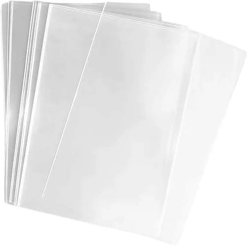 100 bolsas de celofán plano transparente de 6 x 8 pulgadas (1.2 mil) para cestas de regalo, recuerdos de fiesta y manualidades