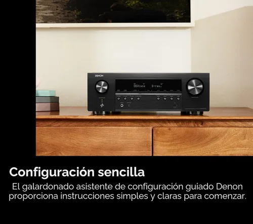 Miniatura 5 de Denon AVR-S770H receptor de cine en casa de 7.2 canales - Receptor HDMI 8K UHD (75W X 7), transmisión inalámbrica mediante HEOS integrado, Bluetooth