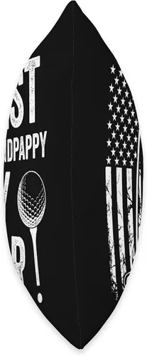 Miniatura 2 de Best Dad By Par Golfing Apparel by AlphaONE Best Grandpappy by Par USA Flag Fathers Day Golfing Dad Throw Pillow, 18x18, Multicolor