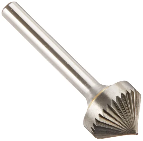 Miniatura 119 de Drill America SA-1 Rebaba de carburo/lima giratoria cilíndrica de doble corte para amoladora de troquel de 1/4" de diámetro x 5/8" de longitud