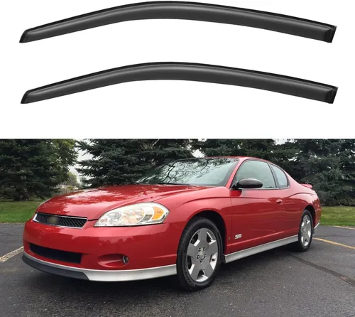 Miniatura 10 de YQAUTEC Viseras de Ventana Protectores de Lluvia para Honda Civic 2022 2023 2024 2025 2026, Deflectores de Viento de Ventilación de Ventana Fuera