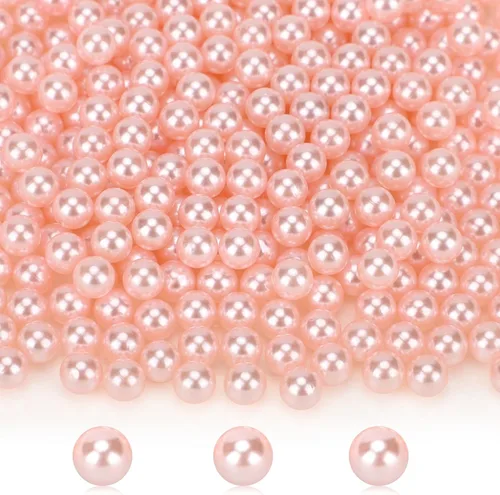 Miniatura 28 de Suream 7500 cuentas pulidas sin agujeros para organizador de brochas de maquillaje, perlas redondas brillantes para relleno de jarrón, cuentas
