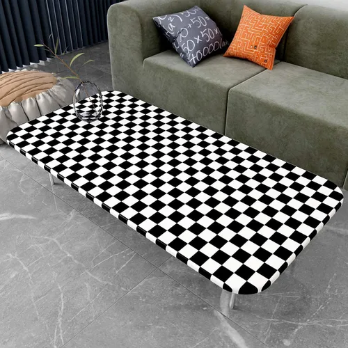 Miniatura 2 de Decotalk Papel Tapiz a Cuadros Despegar y Pegar para Salpicadero de Cocina Papel de Pared Blanco y Negro Decoración de Tablero de Ajedrez