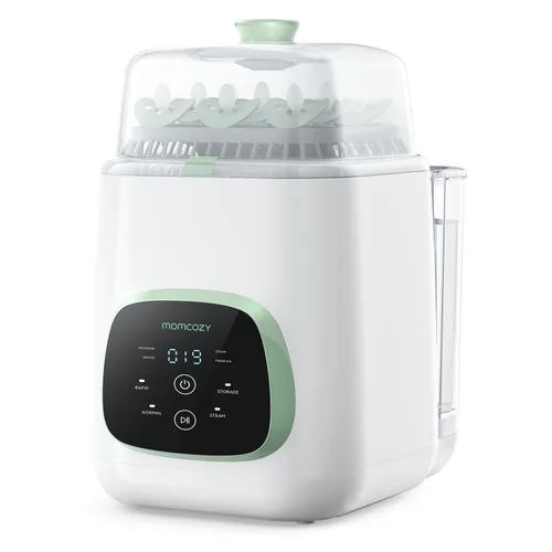 Momcozy KleanPal Pro - Lavadora, esterilizador y secadora de biberones, máquina de limpieza todo en uno para biberones, piezas de bomba y artículos