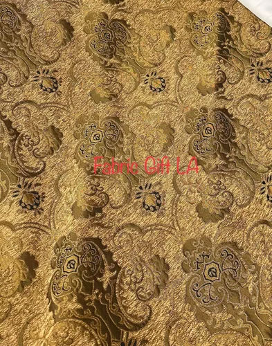 Miniatura 9 de Damasco, chenilla, tapicería, tela de cortinas, se vende por yarda 58 pulgadas de ancho (negro/negro)