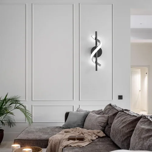 Miniatura 8 de Apliques de pared modernos, lámparas de pared de 9 W, lámparas de pared LED de aluminio para dormitorio, sala de estar, pasillo, hotel