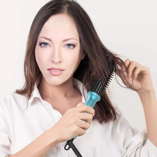 Miniatura 5 de Mini rizador PHOEBE de 3/4 pulgadas de doble voltaje de cerámica turmalina iónico con bolsa de viaje para Europa, profesional, viaje para cabello