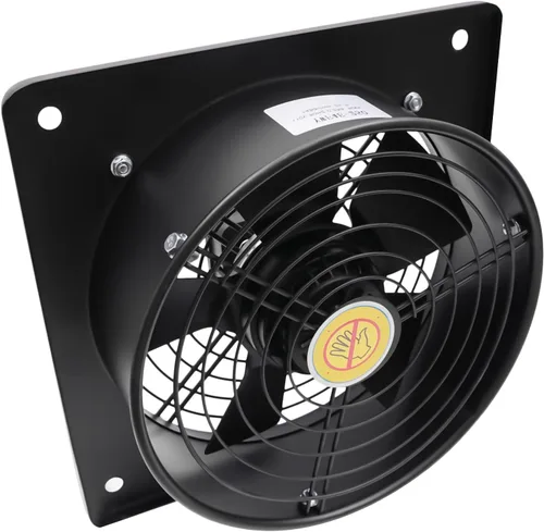 Miniatura 4 de DNYSYSJ Extractor de pared de 10 pulgadas, 50 W, 735 CFM, 1450 RPM, alto flujo de aire de bajo ruido, a prueba de explosiones, ventilador axial