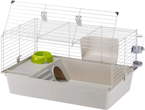 Miniatura 4 de Ferplast Jaula para cobayas y conejos Jaula para mascotas incluye todos los accesorios para comenzar y una garantía de 1 año