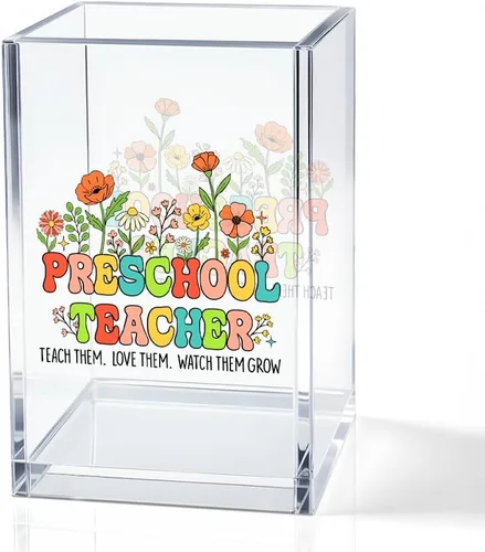 Miniatura 8 de Portalápices de acrílico con texto en inglés "Never Forget The Difference You Make", regalos de despedida y jubilación para mujeres, enfermeras