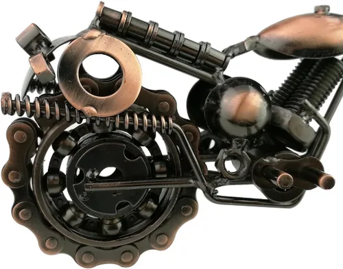 Miniatura 4 de Winterworm Arte creativo retro de hierro modelo de motocicleta de metal colección Moto Adornos simples y modernos para decoración del hogar