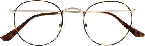 Miniatura 9 de OPULIZE SOL - Gafas de lectura con bloqueo de luz azul para mujeres y hombres, marco redondo de metal, bisagras de resorte, anteojos