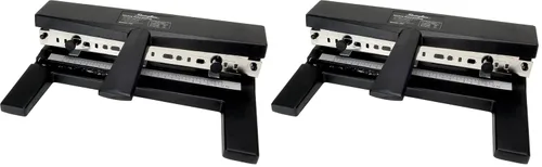 Miniatura 4 de Swingline Perforadora de 3 agujeros resistente, capacidad de 40 hojas, perforadora de tres agujeros, 3 anillos, perforadora de papel ajustable de 2