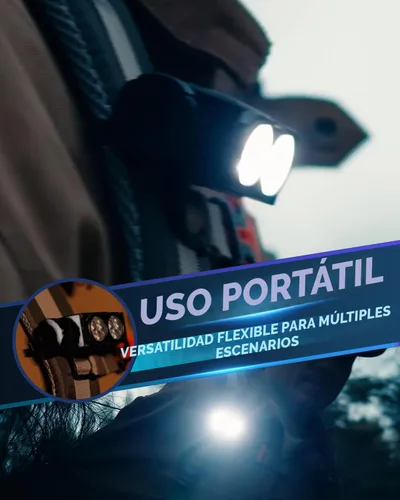 Miniatura 4 de Linterna frontal recargable, 2 unidades, 4500 L, luz súper brillante, LED, recargable con luz blanca, lámpara de cabeza impermeable con diadema