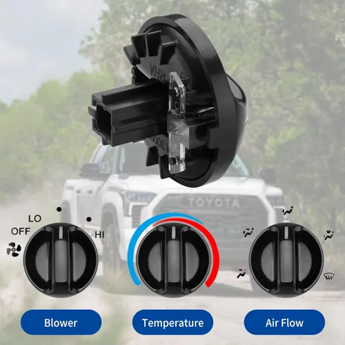 Miniatura 2 de Pomos de control de clima de CA para Toyota Tundra - Interruptor de control del calentador del aire acondicionado para Toyota Tundra 99 00 01 02 03