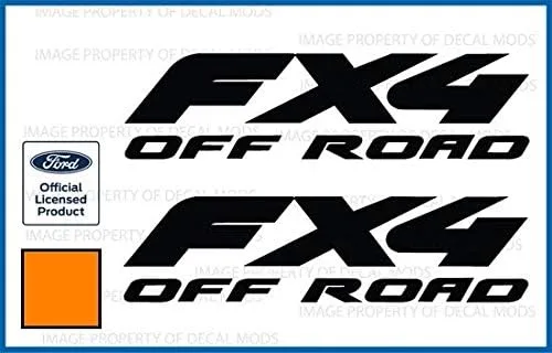 Miniatura 4 de FX4 Offroad - Adhesivos troquelados para Ford F250 F350 Super Duty (1997-2010), juego de 2 unidades, color negro brillante