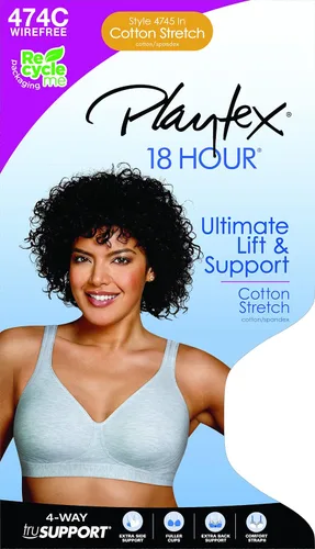 Miniatura 5 de Playtex Women's 18 Hour Ultimate Lift and Support Wire Free Bra US474C