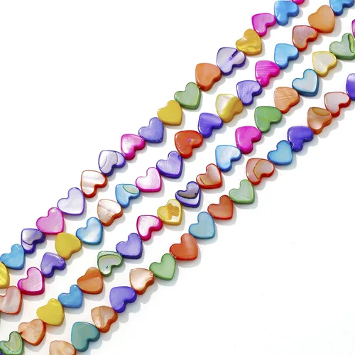 Miniatura 24 de Firstmeet 160 cuentas de madreperla natural de 0.236 pulgadas (0.236 in), cuentas redondas para hacer joyas, collares, pulseras y aretes