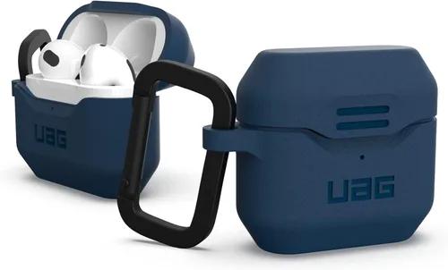 Miniatura 14 de UAG - Funda diseñada para AirPods (3ª generación 2021) Metropolis Ballistic ARMR Olive Drab, funda protectora resistente compatible con carga