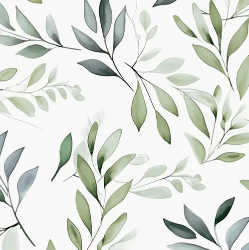 Miniatura 18 de Papel pintado verde de despegar y pegar, 17.5" x 118" Papel de contacto de hojas de salvia y oliva, papel pintado botánico moderno de verde