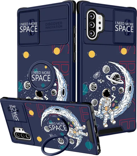 Miniatura 165 de Funermei Funda para teléfono Samsung Galaxy Note 10 Plus – Funda femenina bonita para niñas, diseño inspirador estético con funda para cámara