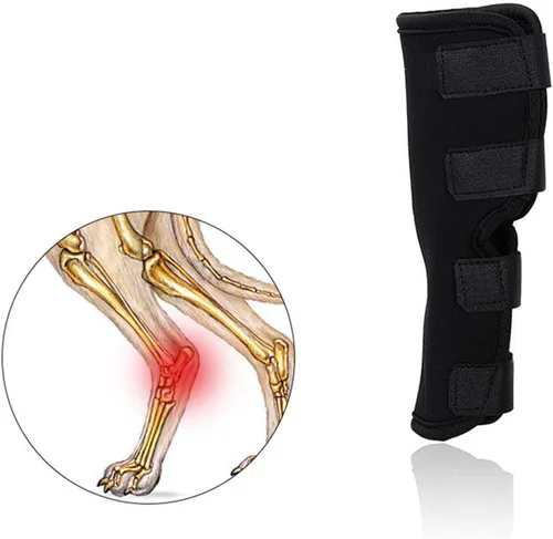 Miniatura 5 de Coderas para perro, cómoda funda elástica ajustable para patas de perro para dejar de lamer, manga protectora de recuperación para perro, soportes