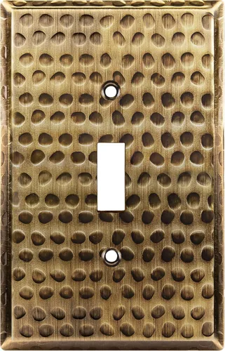 Miniatura 11 de LIDER Placa de Pared de Metal para Interruptor de Luz de Palanca, Cubierta de Interruptor de Acero Inoxidable, Resistente a la Corrosión