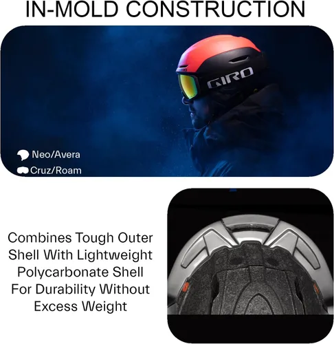 Miniatura 4 de Casco Giro Avera para esquí - Casco de snowboard para mujeres y jóvenes Mate negro