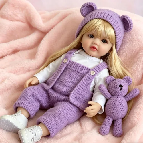 Miniatura 5 de Pinky - Muñecas de bebé Reborn de 20 pulgadas y 19.7 in, de cuerpo completo, de silicona, para recién nacidos, juguete