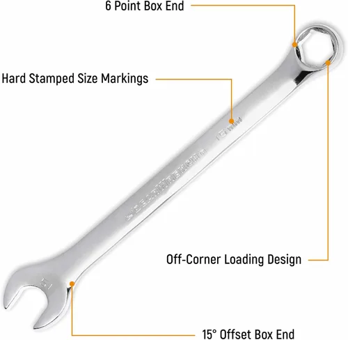 Miniatura 2 de GEARWRENCH 81923 - Juego de 28 llaves combinadas de 6 puntas, SAE y métricas (Paquete de 2)