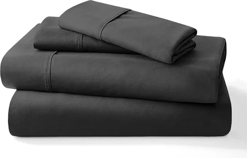Miniatura 13 de Juego de sábanas puro de 100% algodón orgánico certificado de 1000 hilos, juego de ropa de cama de 4 piezas, bolsillo extra profundo de 24 pulgadas