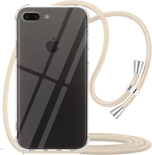 Miniatura 10 de Funda cruzada para iPhone 13 Mini, transparente, ajustable, para el hombro, correa de cordón, para mujeres y niñas, funda protectora delgada suave