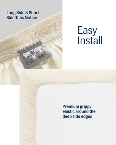 Miniatura 6 de REST Compre 2 OBTENGA 30 por ciento de descuento: Evercool Comforter Plus Paquete de sábana bajera con un 30% de descuento, en Snow Ivory, Queen