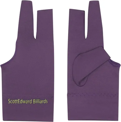 Miniatura 3 de Scott Edward Guantes de billar 10 piezas/set 3 dedos abiertos Guantes de billar Guantes de taco de piscina Spandex para mano izquierda o derecha